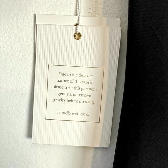 MAC DUGGAL One-Shoulder Jersey Midi Dress in Black Size US 4 NWT - Picture 9 of 10